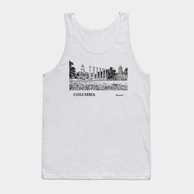 Columbia Missouri Tank Top by Lakeric